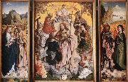 MASTER of the St. Bartholomew Altar St Thomas Altarpiece France oil painting artist
